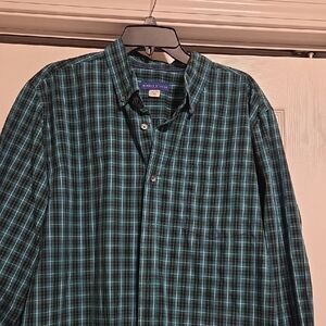 Simply Styled Green and Black Checkered Shirt